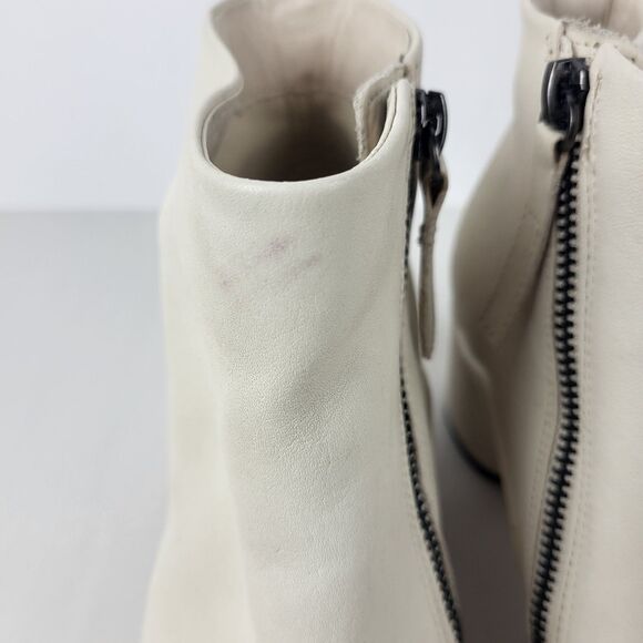 Ecco Shape Sculpted Motion Women's Cream Outdoor Ankle Boots 37EU 6-6.5US - Picture 11 of 16